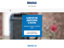 Tablet Screenshot of climatechorlando.com
